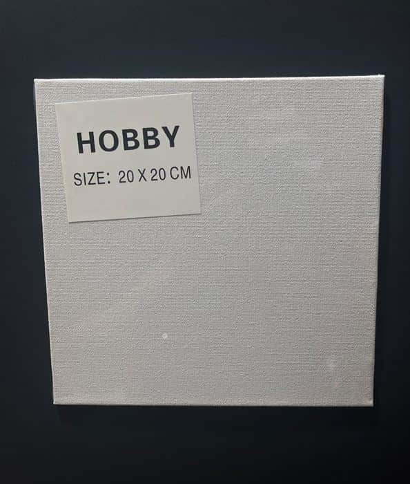 קנבס דק עובי 3 מ"מ מידה- 13*18