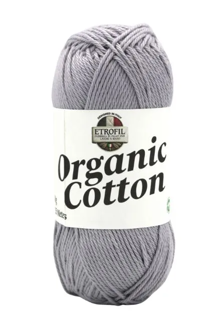 Organic Cotton-חוט כותנה בצבע-79214 אפור