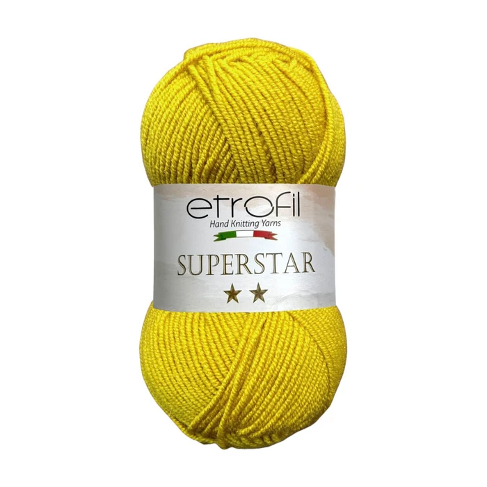 72191SUPERSTAR- צמר סופרסטאר (במבצע)-צהוב