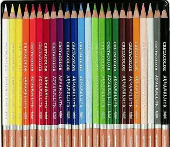 24 עפרונות אקוורל קרטה קולור CRETACOLOR AQUARELLITH
