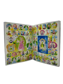 חוברת צביעה ומדבקות- דפים לצביעה שונים ומדבקות- ילדות