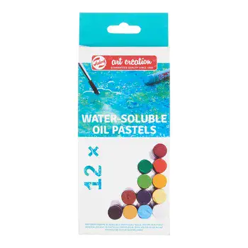 WATER SOLUBLE- OIL PASTELS צבעי שמן מים- טאלנס סט 12 יחידות