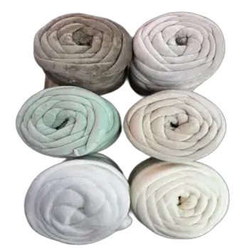 צמר עבה מאוד כ-30 מ"מ לסריגה בידיים -מקסי כותון בצבע-מנטה קטיפה