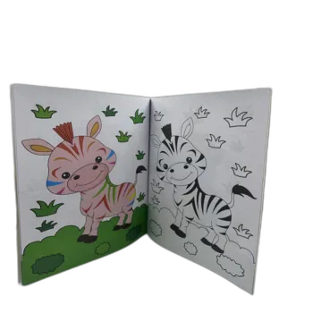 חוברת צביעה להעתיק מהדוגמא - חיות