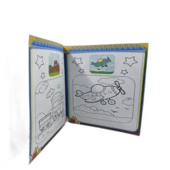 חוברת צביעה- לפי דוגמא ומדבקות- מכוניות
