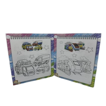 חוברת צביעה לפי תמונה A5-כלי תחבורה