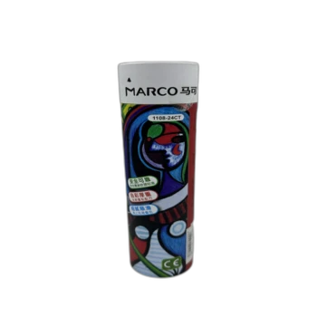 36 עפרונות צבעוניים בקופסא של חברת MARCO