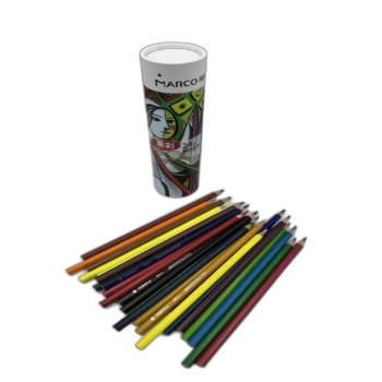 36 עפרונות צבעוניים בקופסא של חברת MARCO