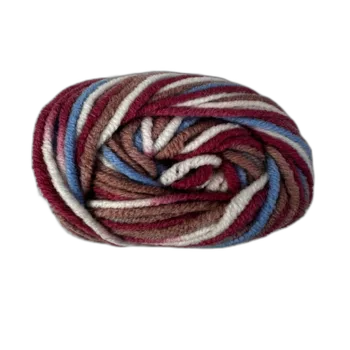 צמר STAR BATIK מתחלף 25% צמר בגווני - אדום ורוד תכלת