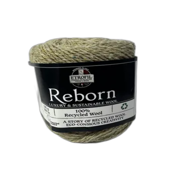 100% צמר REBORN- בגוון ירוק