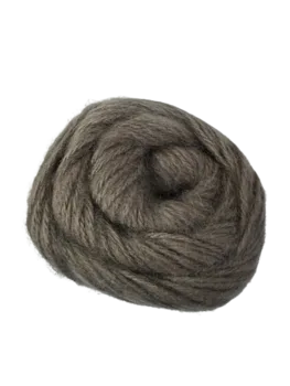 צמר לסריגה 25% צמר גולדן סטאר בצבע- חום