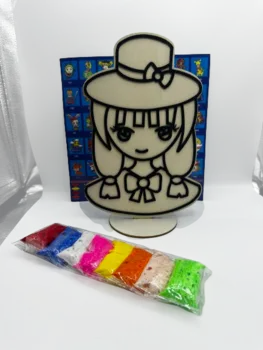 ערכת יצירה לילדים-   ערכת יצירה עם פלסטלינה שמתייבשת באויר /אייקלי- במבצע- לפי בחירת דגם