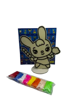 ערכת יצירה לילדים-   ערכת יצירה עם פלסטלינה שמתייבשת באויר /אייקלי- במבצע- לפי בחירת דגם