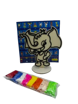 ערכת יצירה לילדים-   ערכת יצירה עם פלסטלינה שמתייבשת באויר /אייקלי- במבצע- לפי בחירת דגם