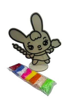 ערכת יצירה לילדים-   ערכת יצירה עם פלסטלינה שמתייבשת באויר /אייקלי- במבצע- לפי בחירת דגם