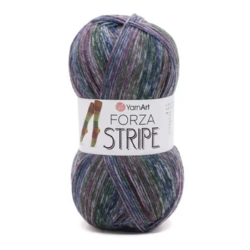 YARNART-FORZA-STRIPE-צמר במיוחד לסריגת גרביים 2801