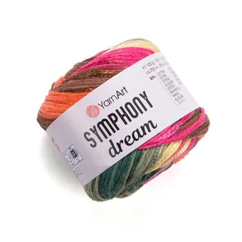 חוט מתחלף 80% כותנה 20% ויסקו YARNART-SYMPHONY-DREAM-3116