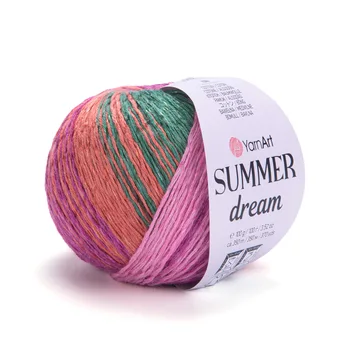 YARNART-SUMMER-צמר קייץ מתחלף 70% כותנה DREAM-4308