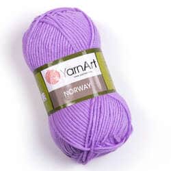 צמר חלק איכותי במחיר מבצע נוראוי-YARNART-NORWAY- צבע סגול 223