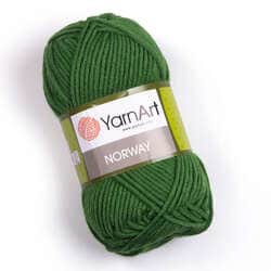 צמר חלק איכותי במחיר מבצע נוראוי-YARNART-NORWAY- צבע ירוק 248