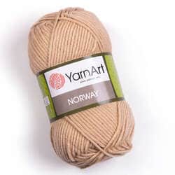 צמר חלק איכותי במחיר מבצע נוראוי-YARNART-NORWAY- צבע חום 805