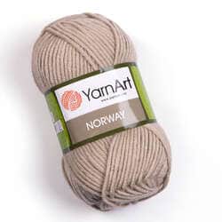צמר חלק איכותי במחיר מבצע נוראוי-YARNART-NORWAY- צבע קפה 848