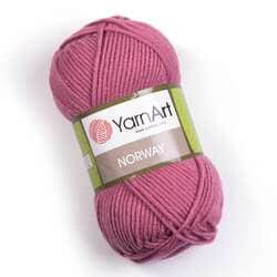 צמר חלק איכותי במחיר מבצע נוראוי-YARNART-NORWAY- צבע פוקסיה 3017