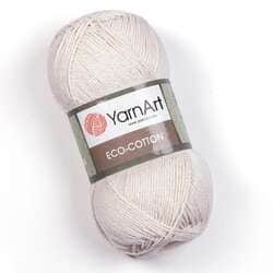 צמר כותנה מהממם איקו כותון YARNART-ECO-COTTON-לסריגת בובות ובגדים -בצבע טבעי 762