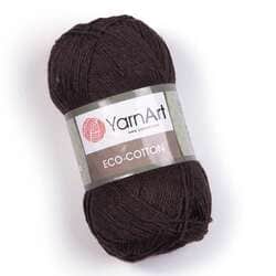 צמר כותנה מהממם איקו כותון YARNART-ECO-COTTON-לסריגת בובות ובגדים -בצבע חום 777