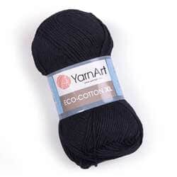 צמר כותנה איקו כותנהARNART-ECO-COTTON-XL לסריגה- בצבע שחור 761