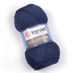 צמר כותנה איקו כותנהARNART-ECO-COTTON-XL לסריגה- בצבע אפור כחול 773