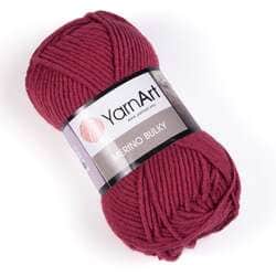 צמר מרינו- MERINO BULKY צמר עבה עם 25% צמר אמיתי בצבע-ורוד כהה (570)