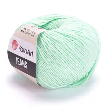 YARNART-JEANS-חוט סריגה קייצי ג'ינס מתאים במיוחד לבובות ובגדי קייץ- 55% כותנה(79)