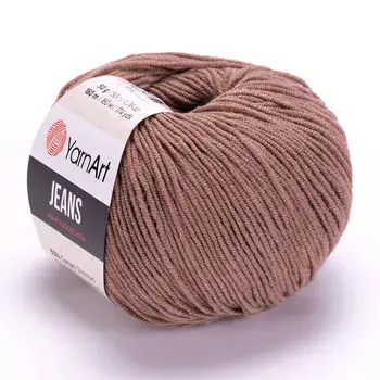 YARNART-JEANS-חוט סריגה קייצי ג'ינס מתאים במיוחד לבובות ובגדי קייץ- 55% כותנה(71)