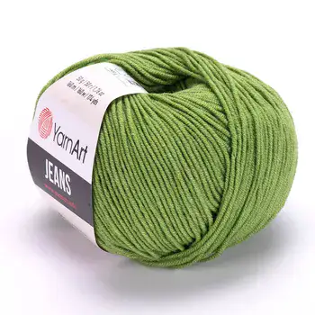 YARNART-JEANS-חוט סריגה קייצי ג'ינס מתאים במיוחד לבובות ובגדי קייץ- 55% כותנה(69)
