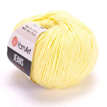 YARNART-JEANS-חוט סריגה קייצי ג'ינס מתאים במיוחד לבובות ובגדי קייץ- 55% כותנה(67)