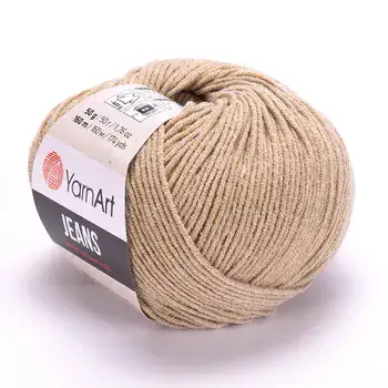 YARNART-JEANS-חוט סריגה קייצי ג'ינס מתאים במיוחד לבובות ובגדי קייץ- 55% כותנה(48)