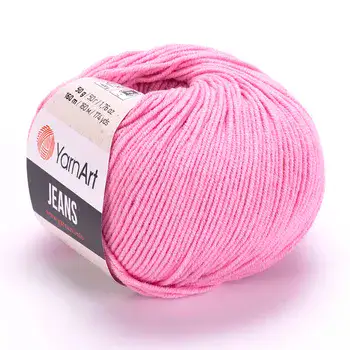YARNART-JEANS-חוט סריגה קייצי ג'ינס מתאים במיוחד לבובות ובגדי קייץ- 55% כותנה(36)