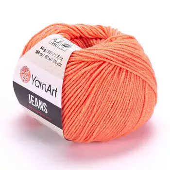 YARNART-JEANS-חוט סריגה קייצי ג'ינס מתאים במיוחד לבובות ובגדי קייץ- 55% כותנה(23)