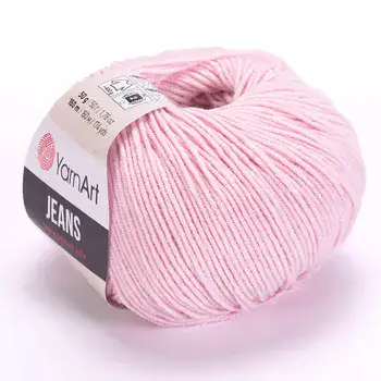 YARNART-JEANS-חוט סריגה קייצי ג'ינס מתאים במיוחד לבובות ובגדי קייץ- 55% כותנה(18)