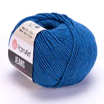 YARNART-JEANS-חוט סריגה קייצי ג'ינס מתאים במיוחד לבובות ובגדי קייץ- 55% כותנה(17)