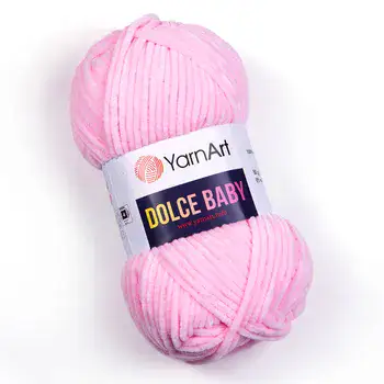 YARNART-DOLCE-BABY-חוט קטיפה דק דולצ'ה -750