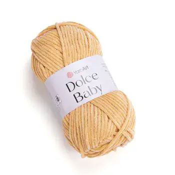 YARNART-DOLCE-BABY-חוט קטיפה דק דולצ'ה -855