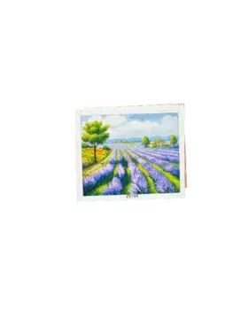שיבוץ יהלומים על קנווס 30X40 - שדות
