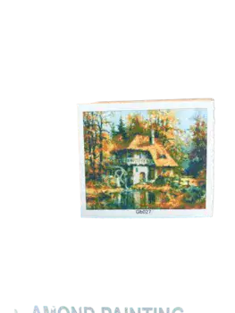 שיבוץ יהלומים על קנווס 30X40 - בית