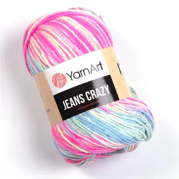 YARNART-JEANS-CRAZY-חוט ג'ינס קרייזי מתחלף-7205