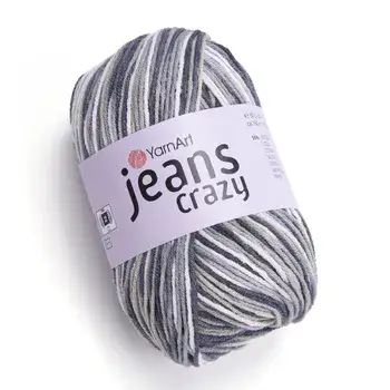 YARNART-JEANS-CRAZY-חוט ג'ינס קרייזי מתחלף-7209