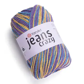 YARNART-JEANS-CRAZY-חוט ג'ינס קרייזי מתחלף-7210