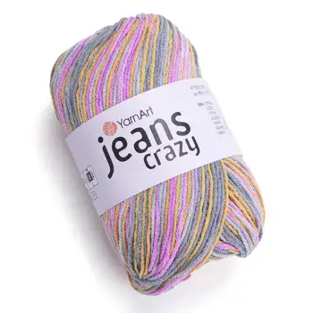 YARNART-JEANS-CRAZY-חוט ג'ינס קרייזי מתחלף- 7211