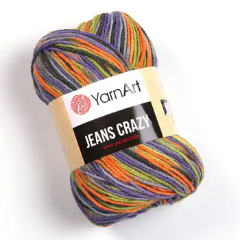 YARNART-JEANS-CRAZY-חוט ג'ינס קרייזי מתחלף-8213